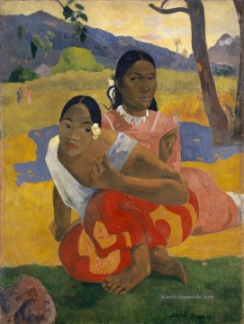Nafea Faa ipoipo Wann heiraten Sie Beitrag Impressionismus Primitivismus Paul Gauguin Ölgemälde